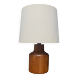 Teak table lamp by Kirk Copenhagen Denmark 1970s