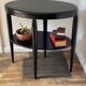 Gueridon console bois noir art déco