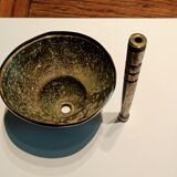 Brass chiseled funnel