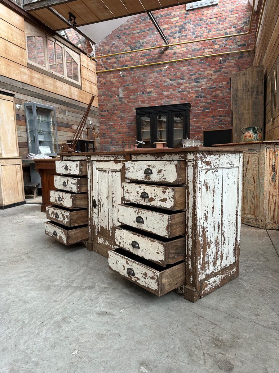 Fine oak furniture from the late 19th century.