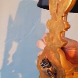 Pair of 1930s wall lights in neo-classical style gilded wood