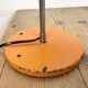 Lampe de table orange vintage, années 1970