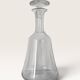 Art Deco whisky carafe in cut and engraved glass