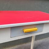Table with two vintage matching stools