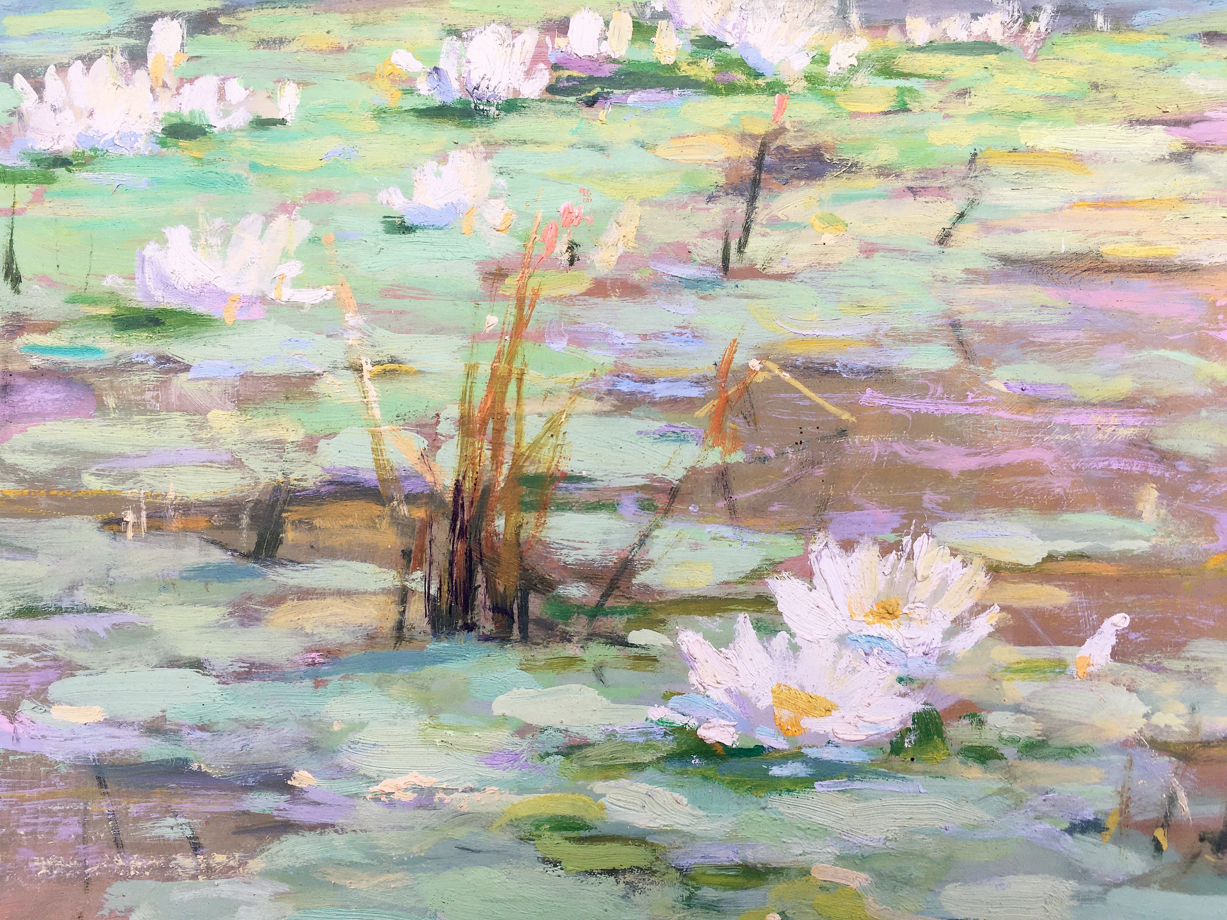 Oil painting on masonite panel pierre laurent baeschlin circa 20 30