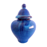 Ocean blue ceramic pot
