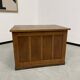 Oak and veneer counter or desk