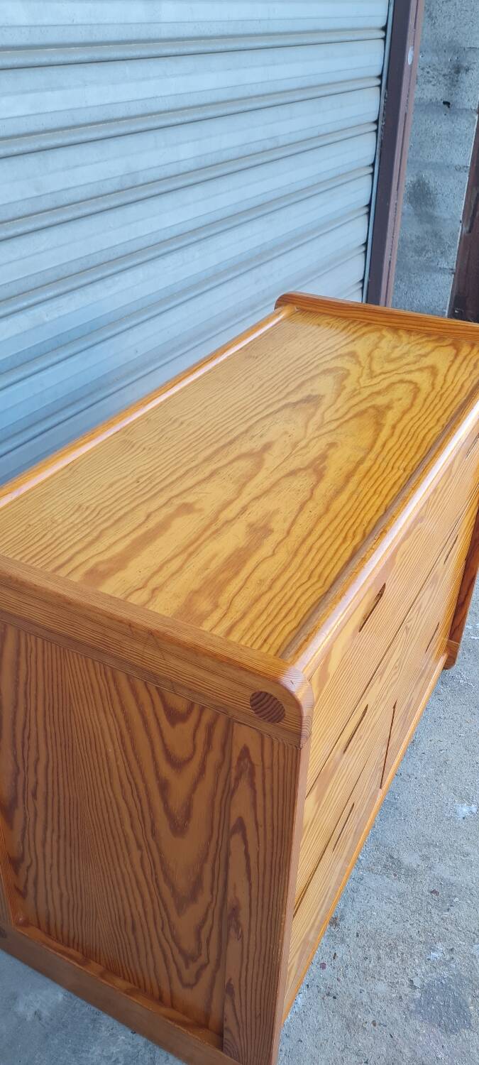 Pine chest of drawers 1970
