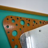Mid-Century  Wall Mounted Coat Rack Czechoslovakia , 1970's