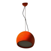 Orange Pallade Hanging Lamp by Artemide Space Age Design Icon