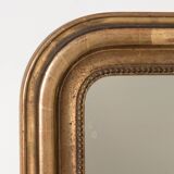 Mirror with Floral Etchings