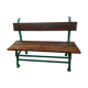 Cast iron and wooden garden bench