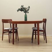 Round teak table, Danish design, 1960s, manufacturer: Gudme Møbelfabrik, de