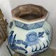 China - pair of covered porcelain vases with decoration