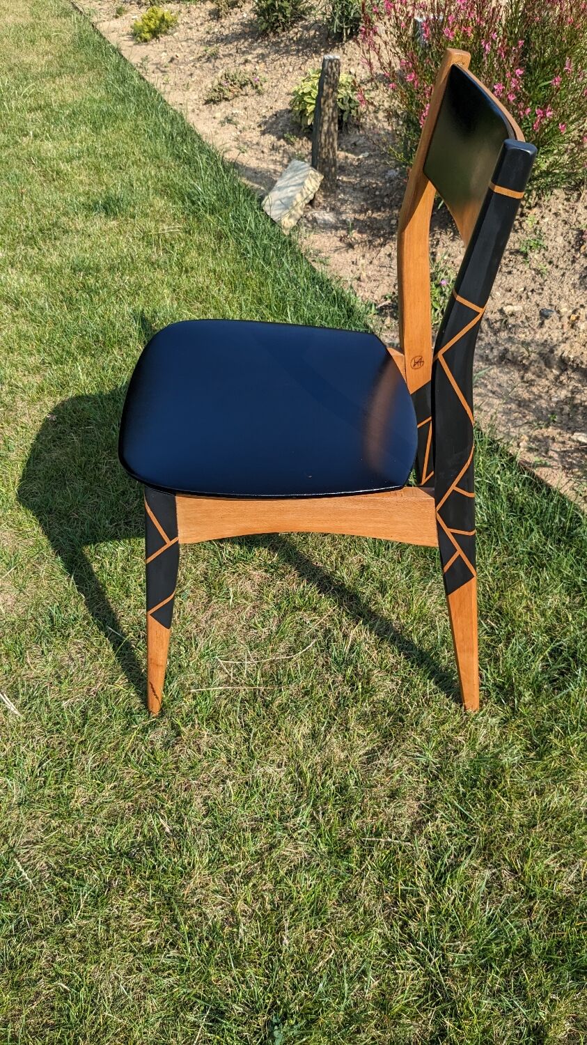 Vintage Scandinavian chair upgraded