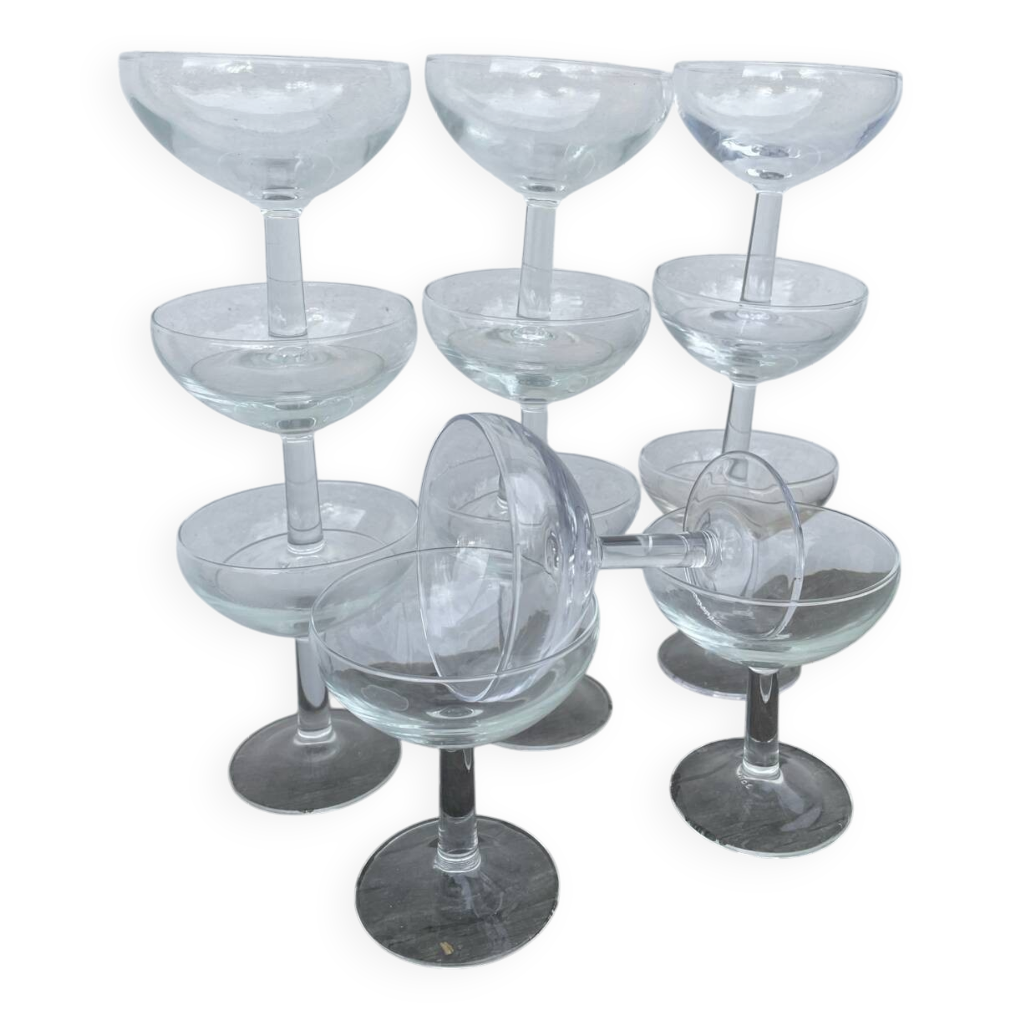 12 glass cups