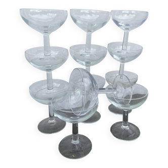 12 glass cups