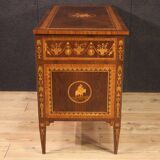 20th century Italian inlaid chest of drawers in Louis XVI style