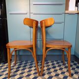 Pair of Ligna bistro chairs