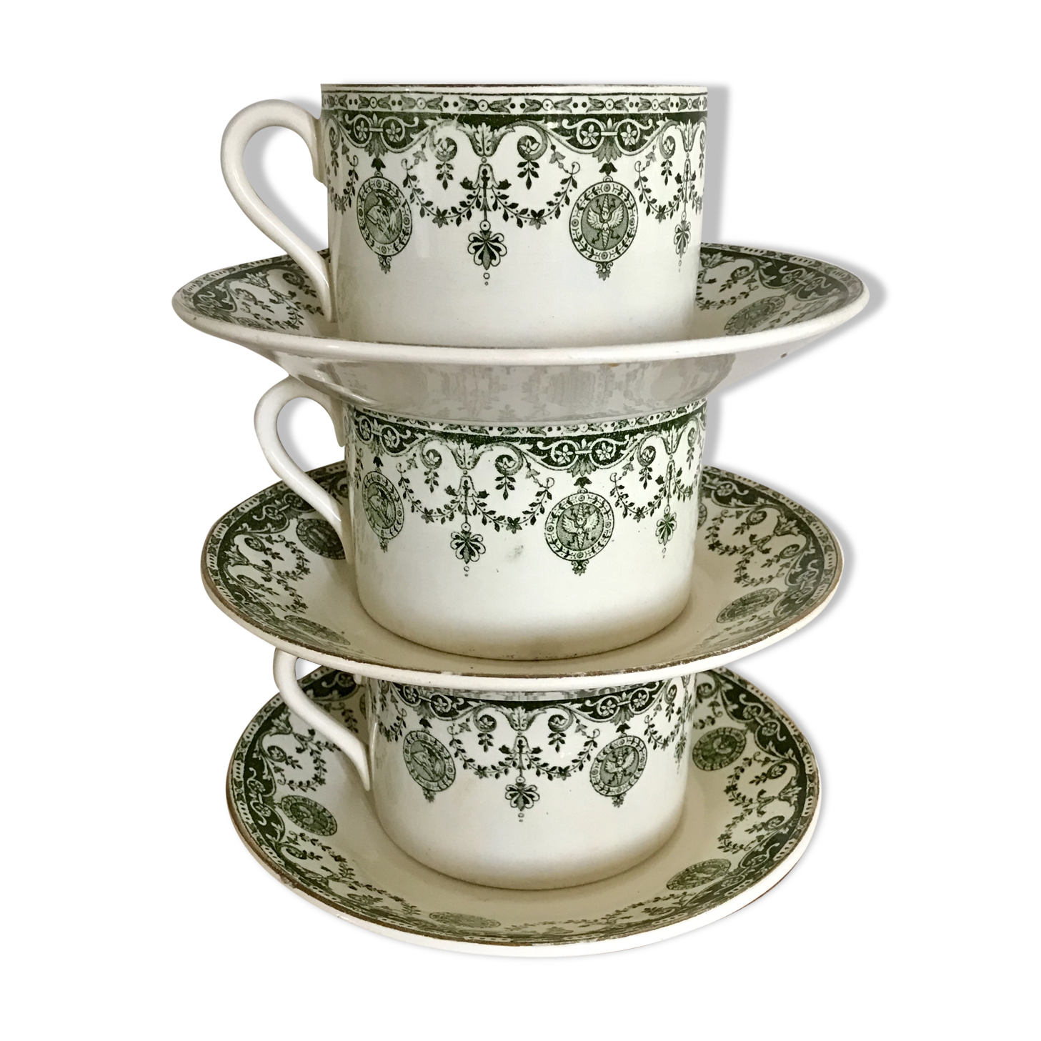 Old Badonviller cups