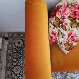 Vintage velvet sofa