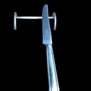 Set of silver-plated elephant knife rests