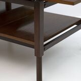 Ico Parisi Mid-Century Modern Italian Mahogany Coffee Table, 1950s