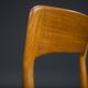 Danish Teak Dining Chair with Wicker by Henning Kjaernulf for Koruo Stolefabrik, 1960s