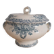 Soup or vegetable bowl St Amand iron earth model "dovecote"