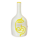 Artisanal vase bottle Oudm yellow