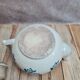 Antique glazed stoneware teapot with blue decoration – Saint-Uzé spirit