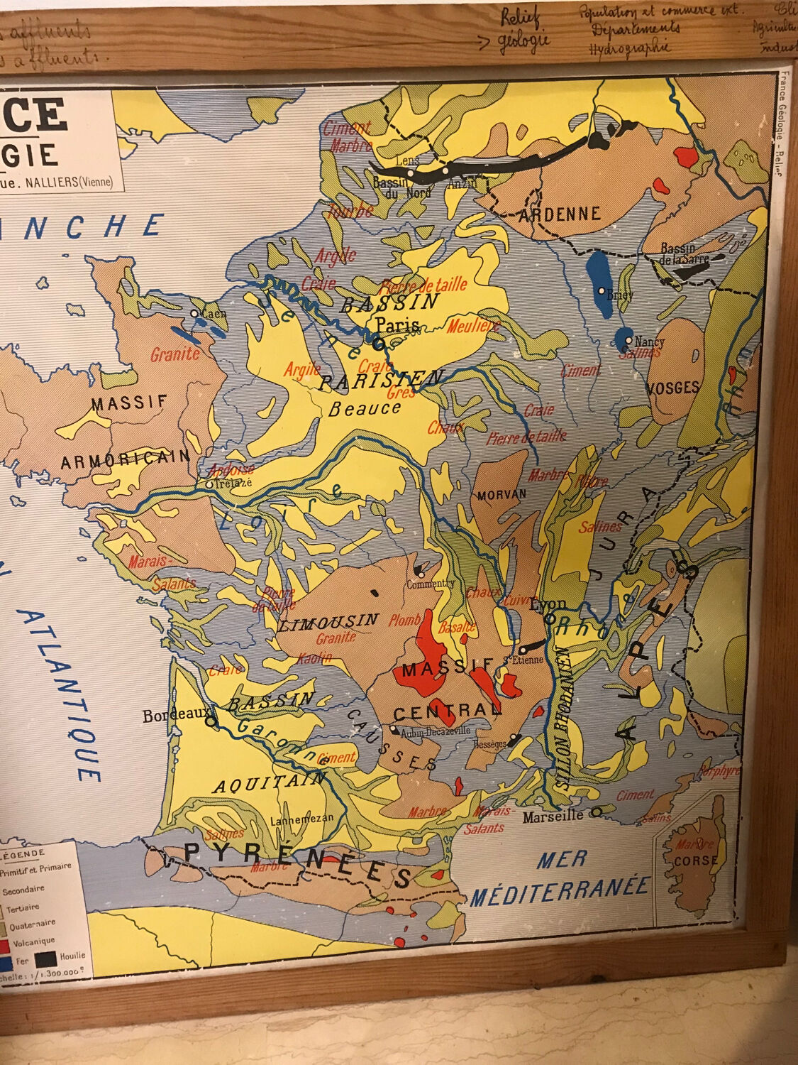 Carte géographique