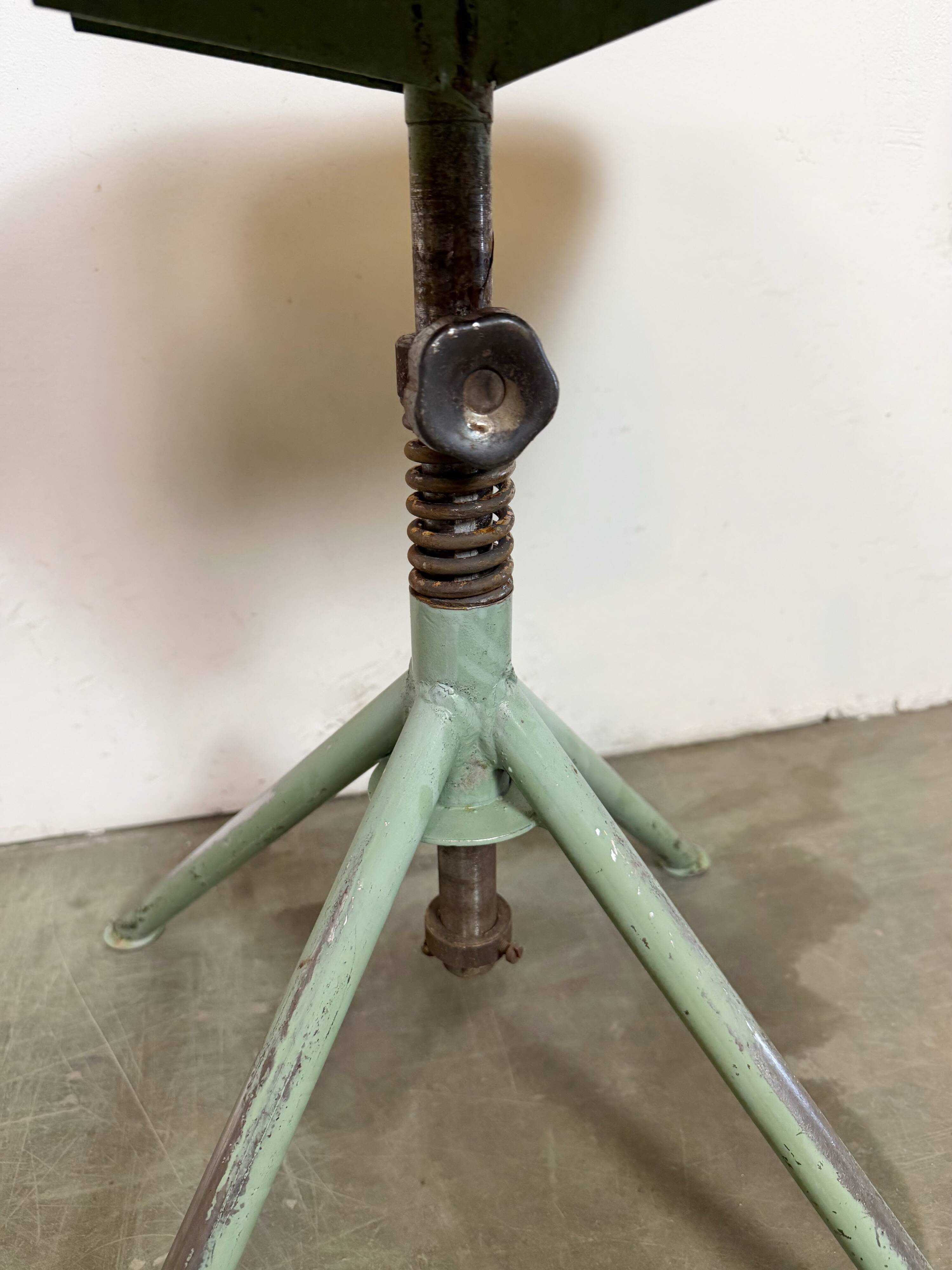 Green Industrial Workshop Chair, 1950s