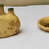 Set of 2 ceramic pieces by Nikos Dazelidis, 60s