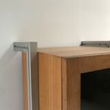 Modernist oak shelf
