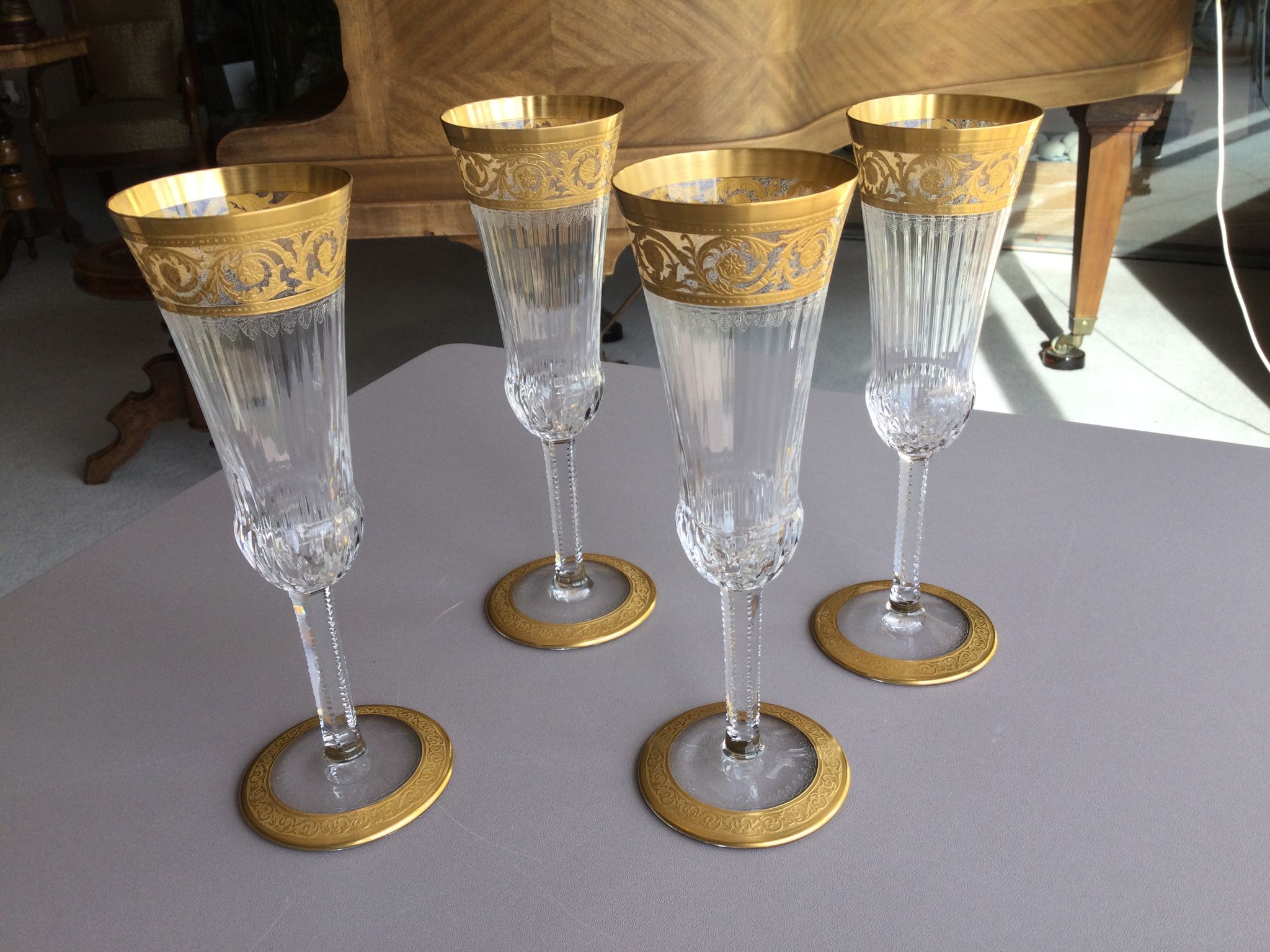 Flutes a champagne St Louis