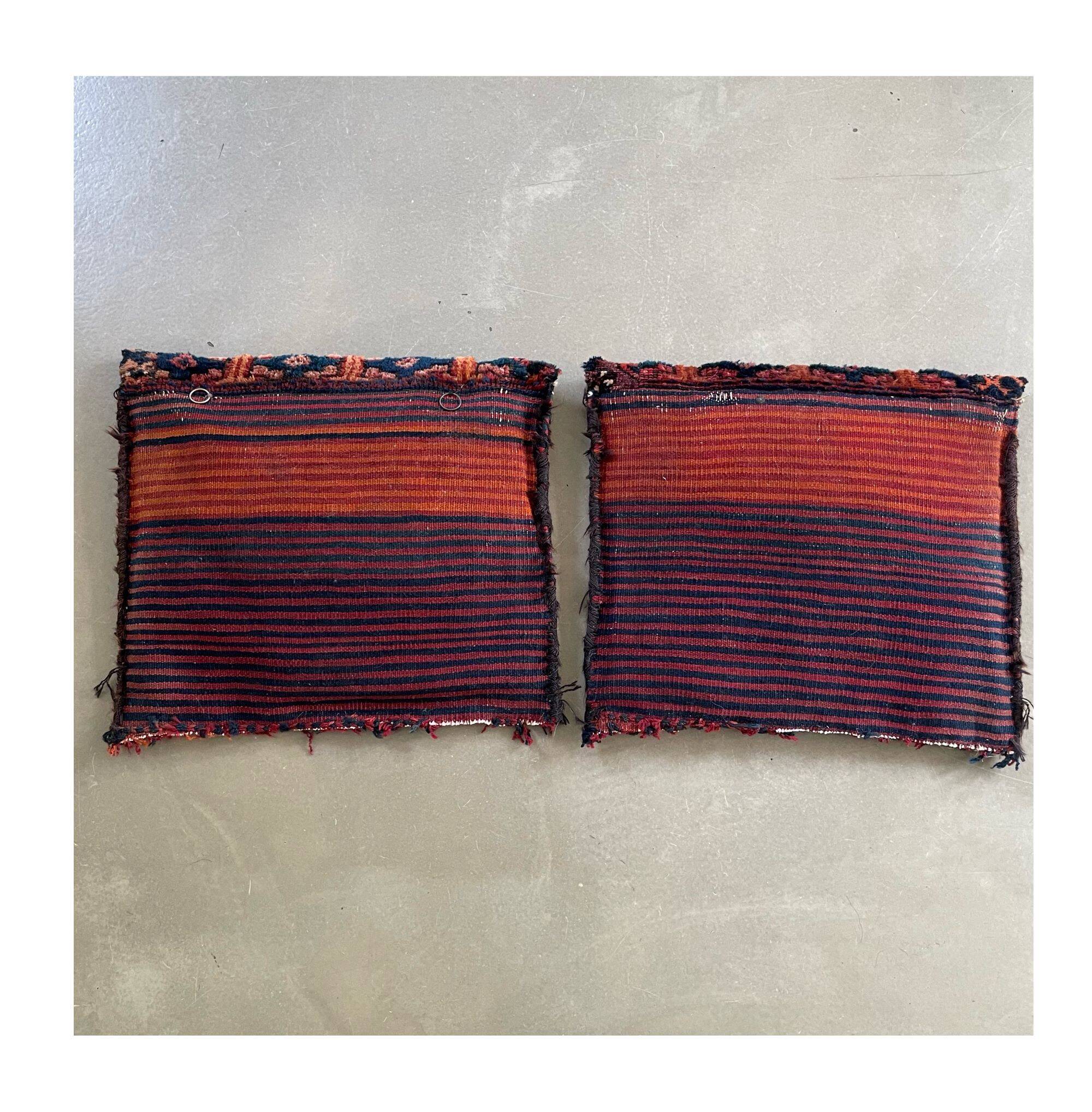 Set of Bachtiar Soumack cushions, Afghanistan, early 1900s