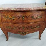 Curved chest of drawers louis XV