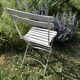 Paire d'anciennes chaises de jardin