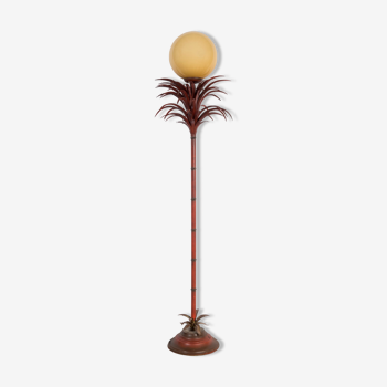 Vintage palm tree floor lamp