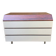 Vintage rosewood and brushed aluminium chest of drawers