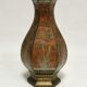 enamelled bronze vase
