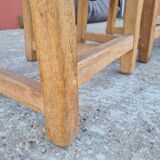 suite of 6 brutalist chairs