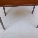 Table with leather top