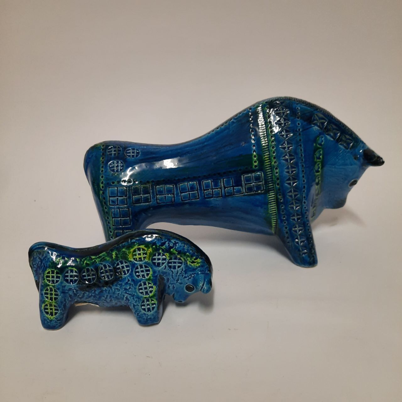 Bull statue, vitage, Aldo Londi for Bitossi