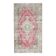 Vintage Turkish Oushak Handmade Wool Cotton Red Area Rug  111x199