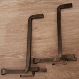 Wrought iron log holders