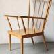 Pair of Baumann fan armchairs