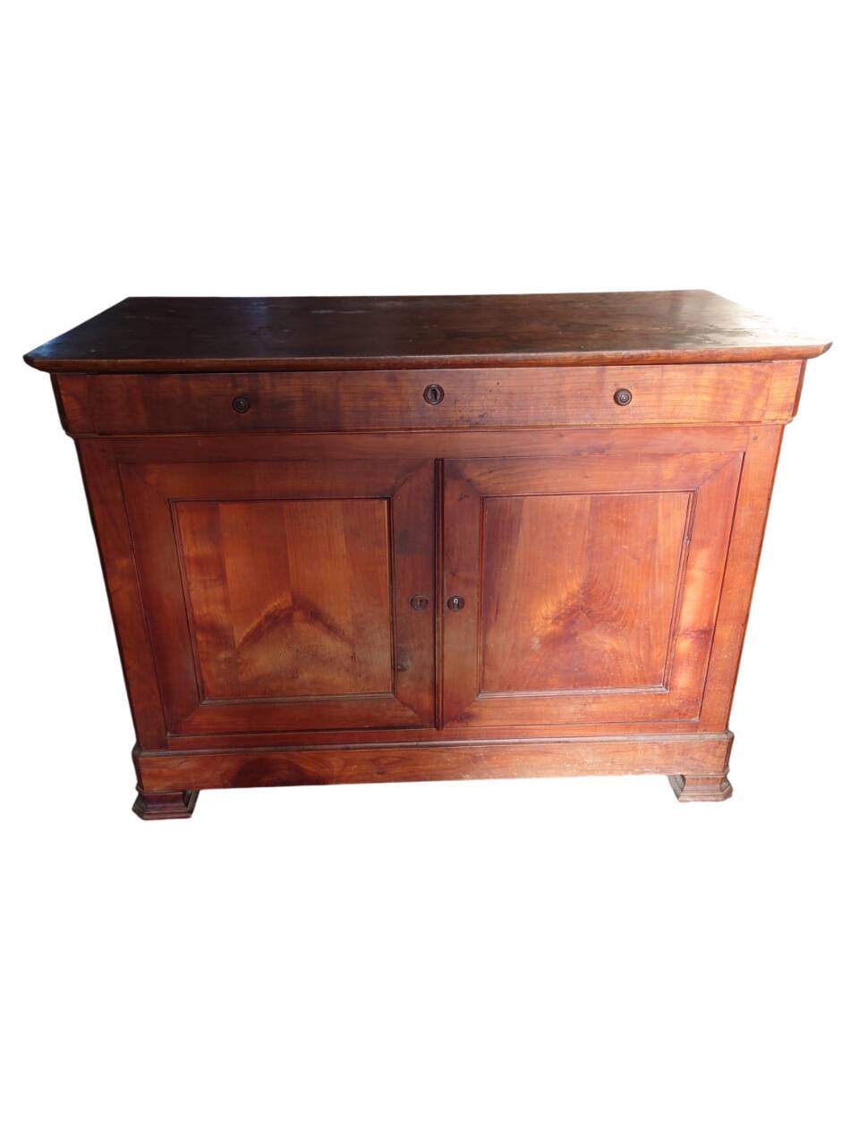 Louis Philipe cherry wood low sideboard