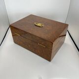 Late Biedermeier Box in Walnut and Walnut Burl, Austria, 1850s